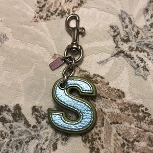 Coach “S” Keychain